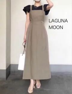 美品✨LAGUNA MOON ロングワンピース カーキ
