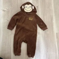 おさるのジョージフリースロンパース 80㎝