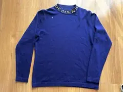 DESCENTE デサントゴルフ　メンズ　モックネック　セーター　ネイビー　　M