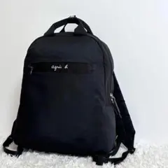 美品✨アニエスベー バックパック リュック ナイロン A4可能 ダブルジップのサムネイル