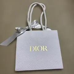 DIORショップ袋リボン付き