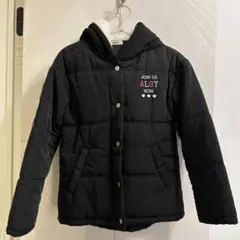 美品★ ALGY アルジー 黒 中綿コート 子供服 150 ジャケット アウター