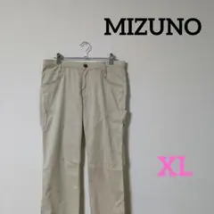 MIZUNO　ミズノ　レディース　ゴルフウェア　長ズボン　無地　ベージュ　XLのサムネイル