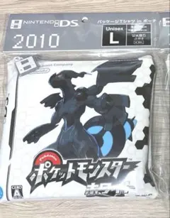 ニンテンドーDS ポケットモンスター ホワイト ゼクロム パッケージTシャツ L ニンテンドーDS ポケットモンスター ホワイト ゼクロム パッケージT