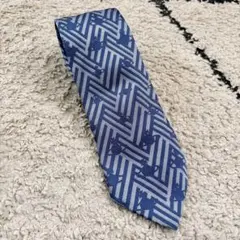 Vivienne Westwood ストライプ ネクタイ ブルー シルバー