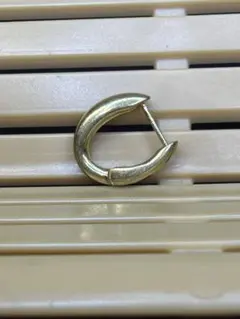 ete フープピアス 片耳用 シルバー925 K18