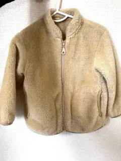 ベージュ フリース ジャケット