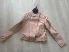 dazzlin ピンク レザージャケット Mサイズ