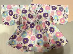 サンリオ 花柄 浴衣ドレス 90