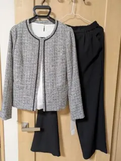 未使用！ツイードジャケット　スーツ　セット