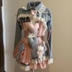 残り1着ラスト☆オリジナルコンカフェ衣装 アイドル衣装 ギンガム