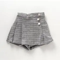 apres les cours アプレレクール プリーツスカート風キュロット