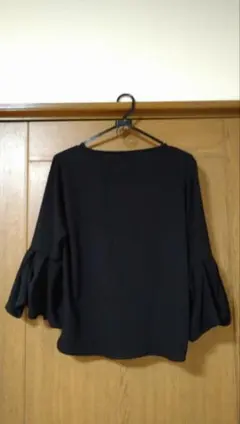 ZARA WOMAN ブラック五分袖チュニック