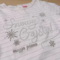 mezzo piano 長袖カットソー Snowy Crystal