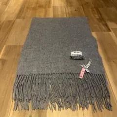 旧ロゴAcne Studios グレー フリンジマフラー