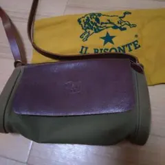 イルビゾンテ　ショルダーバック（カーキ）