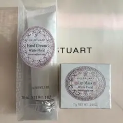 JILL STUART ハンドクリーム & リップマスク　 ホワイトフローラル