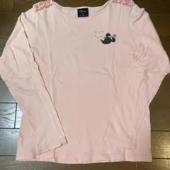 Disney ミニーマウス 長袖カットソー ピンク 150
