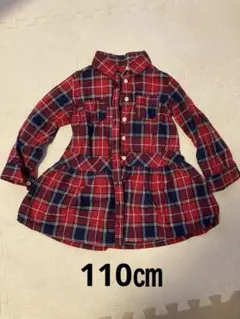 GU シャツワンピース　110㎝
