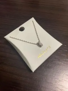 シルバー ネックレス ダイヤモンド風