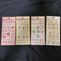 おさるのジョージ　ぷくぷくシール　4枚セット　未開封新品