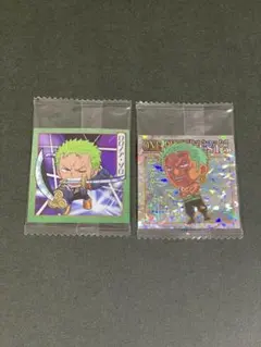 ワンピース ウエハース シール ゾロ 2種セット