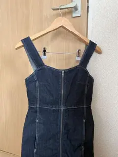 AZUL BY MOUSSY デニムジャンパースカートSサイズのサムネイル