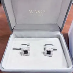 銀座和光 WAKO 銀製 SILVER カフスボタン 箱付き 高級のサムネイル