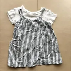 baby GAP ストライプ ワンピース 18-24ヶ月