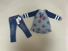 【最終価格】Daddy Oh Daddyデニム（新品）•トレーナー90cm