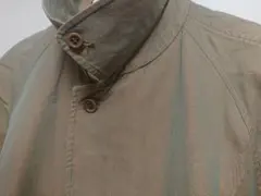 ■バーバリー 英国製 ステンカラーコート