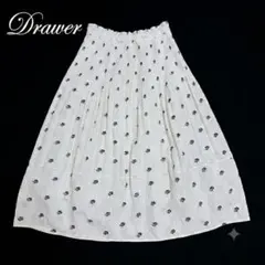 極美品 定価15万 Drawer フラワージャガードスカート 飯豊まりえさん着用のサムネイル