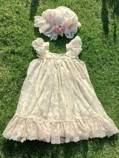 お値下げ高級シルクワンピース発表会入園式ANNAFIE 英国王室愛用ドレス 