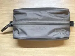 PORTER ジッパーポーチ　カーキ
