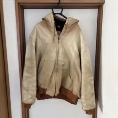 Carhartt フード付きアクティブジャケット ベージュ