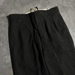 30’s 40’s フレンチワーク　ウールスラックス　ヴィンテージ　シンチバック