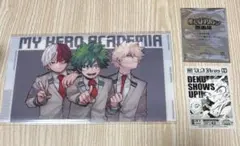 【未使用】ヒロアカ 原画展 クリアケース入りポストカード 来場者特典