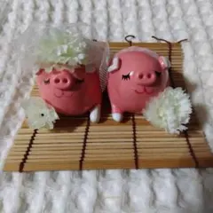 沖縄　ビジューボックス ハッピーウェディング豚ちゃん