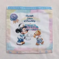 ダッフィー ミッキー　ミニタオル