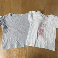 Kiss Drop リボンTシャツ 100 ハッシュアッシュ　Tシャツ100