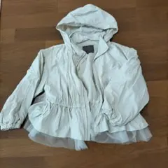 ホワイトフリルジャケット　春秋用アウター