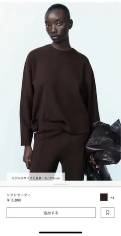 ZARA ソフトセーター