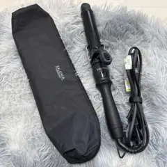 美品　SALONIA カールヘアアイロン32mm ブラック 収納ケース付き