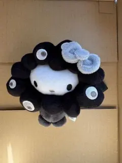 新品未使用　ミャクミャクなりきりぬいぐるみBC ブラック ハローキティ