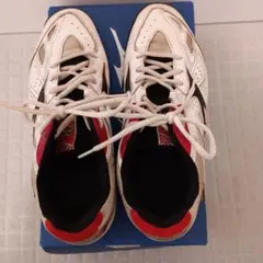 Mizuno テニスシューズ ホワイト/レッド