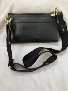 Butler Verner Sails ミニショルダーバッグ　栃木レザー牛皮黒のサムネイル