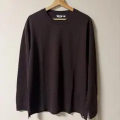 Uniqlo U エアリズムコットンクルーネックTシャツ ワイン WINE XLのサムネイル