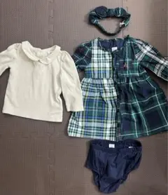 baby GAP チェックワンピース 80サイズ セット
