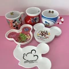 ディズニースーベニア　プレート➕カップセット
