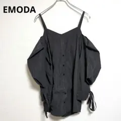 エモダ　シャツ　長袖　オフショル【フリーサイズ】のサムネイル